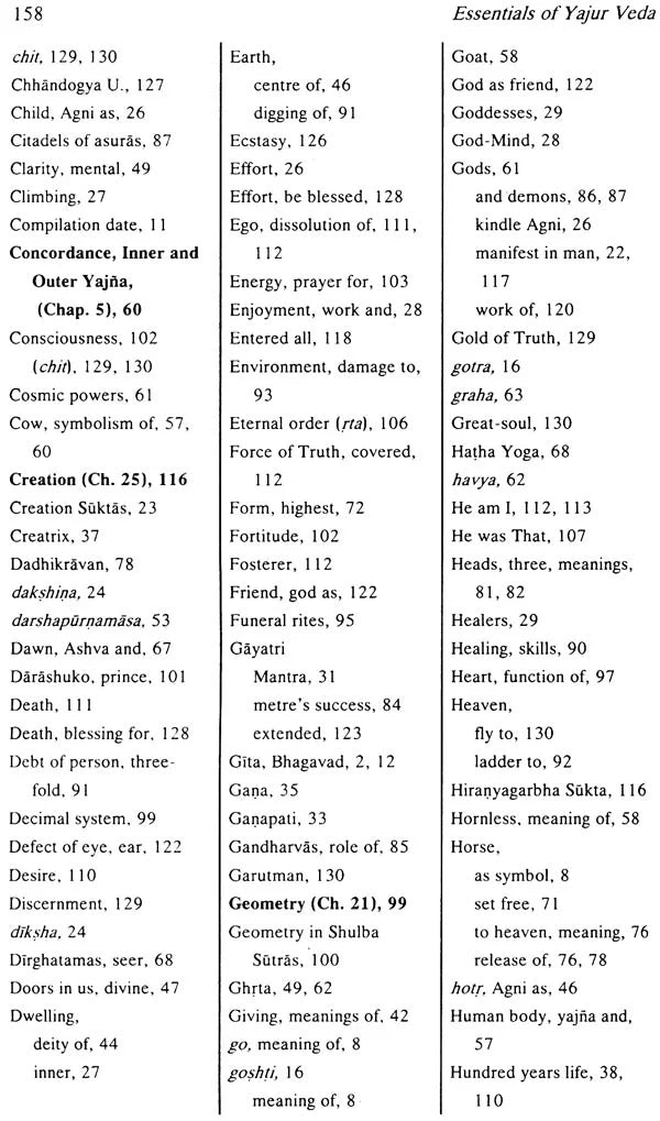 Essentials of Yajur Veda (Krishna & Shukla)