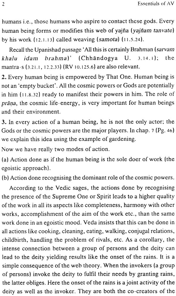 Essentials of Atharva Veda