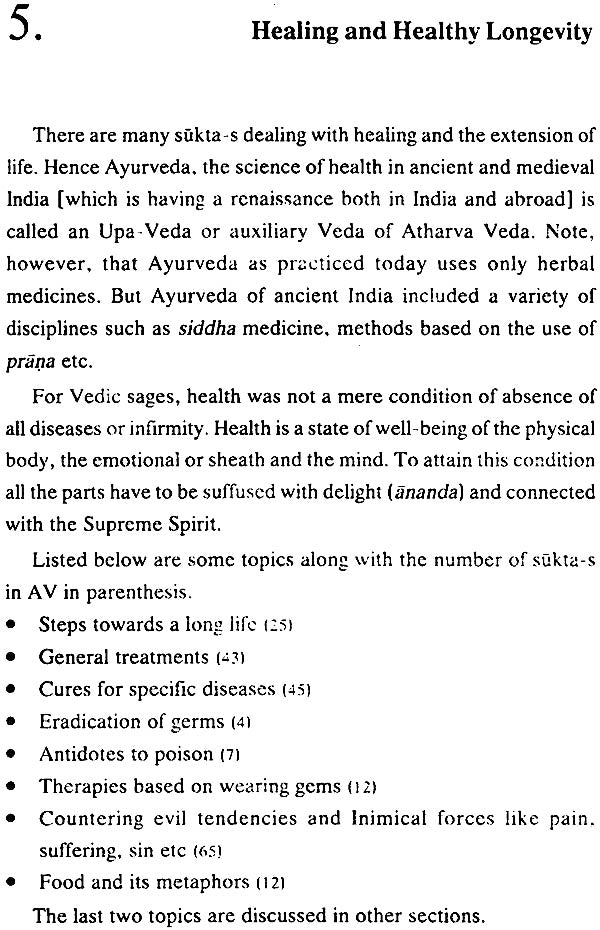 Essentials of Atharva Veda