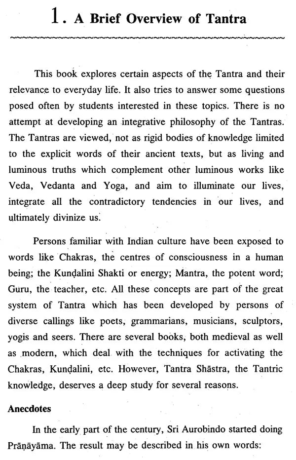 Essentials of Tantra