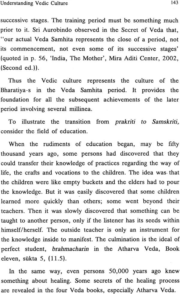 Veda Knowledge in the Modern Context